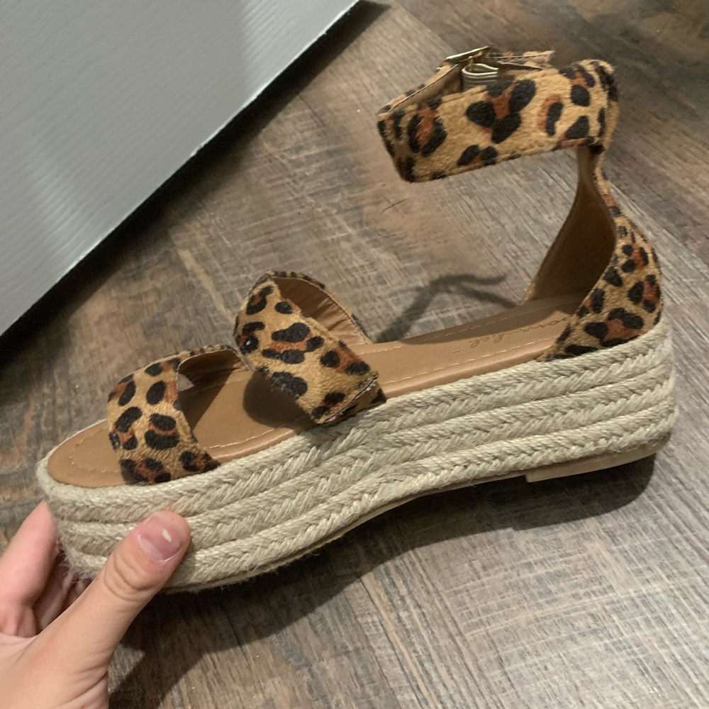 LEOPARD SANDAL SHOES